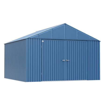 Arrow Storage Products Elite Galvalume Steel Premium Shed Storage Shed, 12 ft x 12 ft, Anthracite EG1212BG